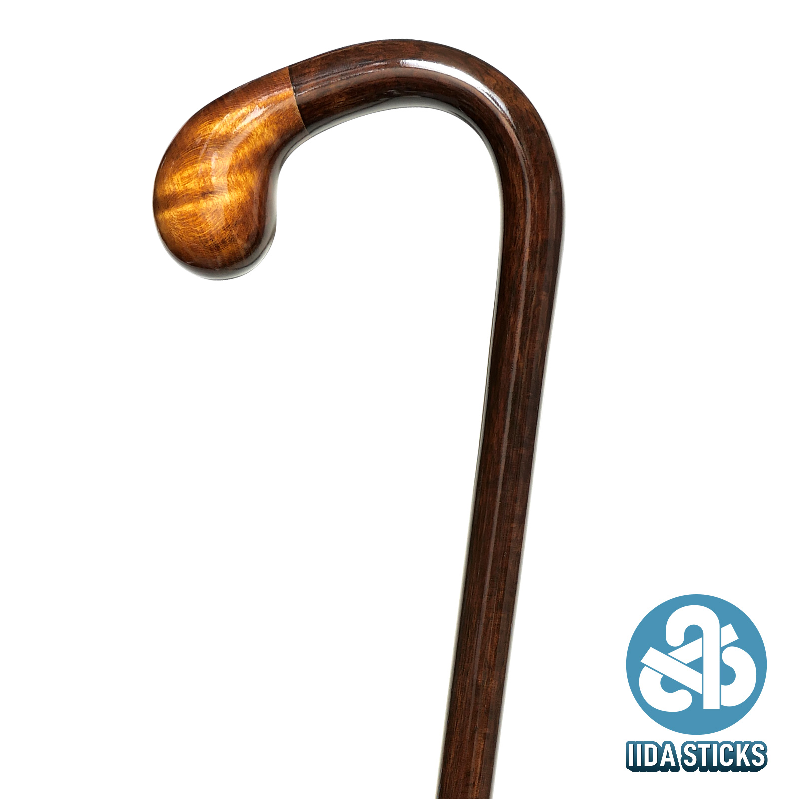 【国産木製ステッキ IIDA STICKS】 ロゼマロン大曲（IK-41）