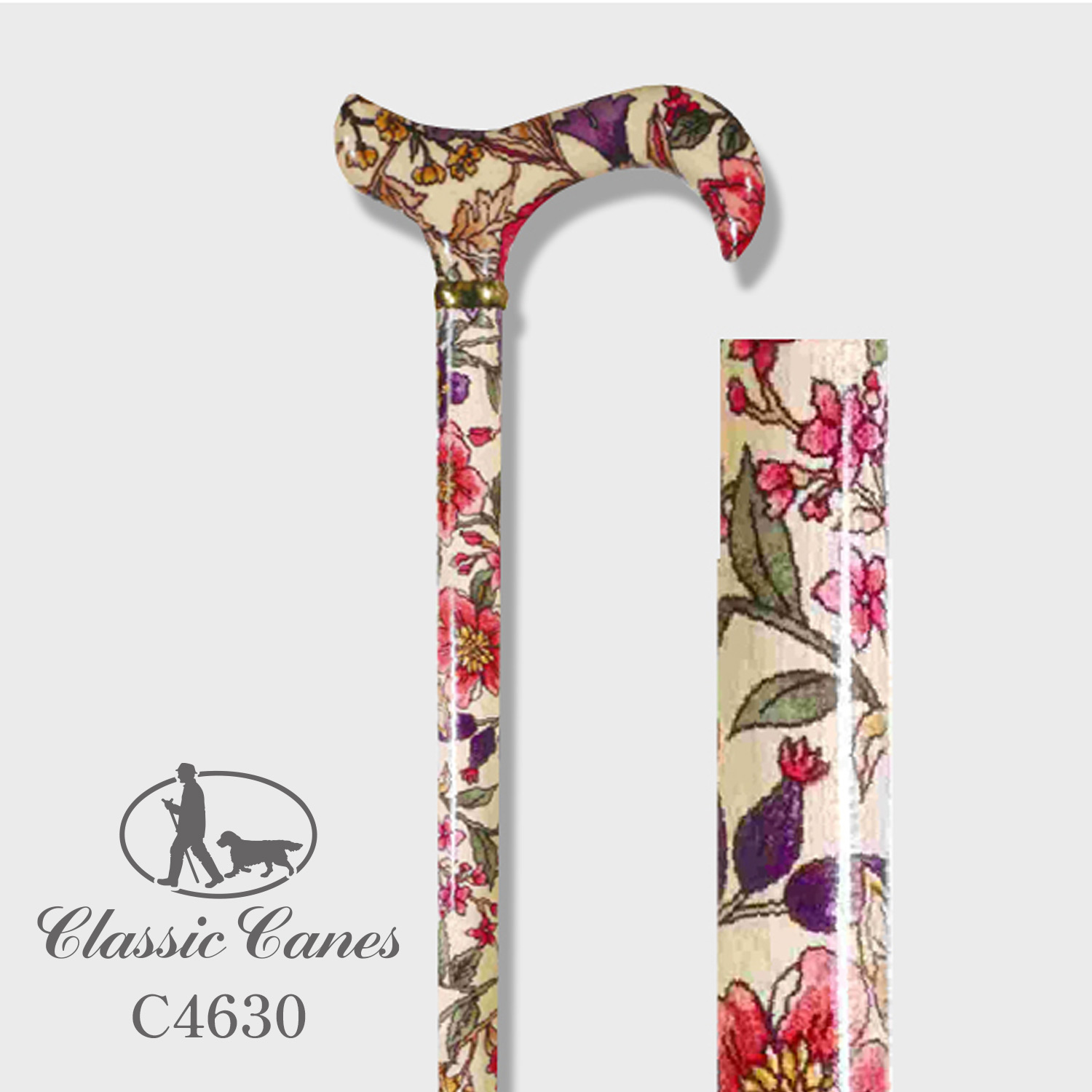 【Classic Canesステッキ】C4630　ガーデンパーティー